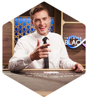 Infinite blackjack är ett populärt live casino spel