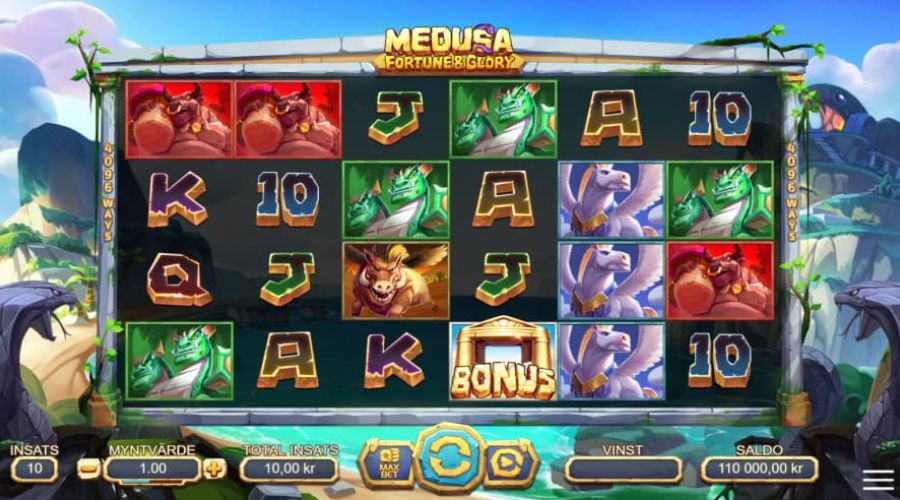 Kasinospelet Medusa: Fortune & Glory av Yggdrasil Gaming