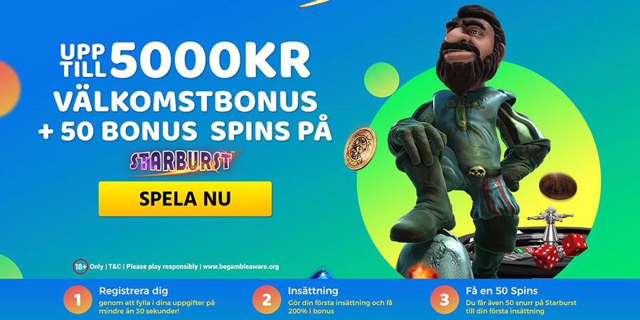 Monster Casino - Få 200% bonus upp till 500 kr + 50 free spins