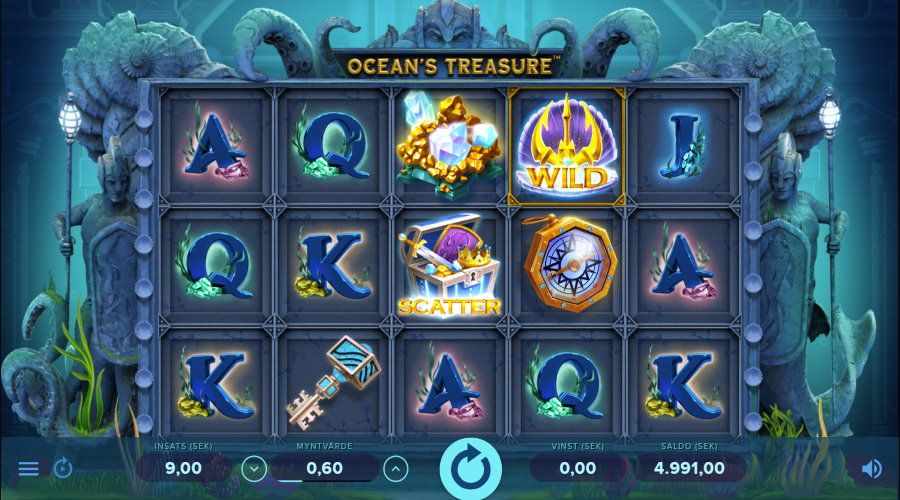 Kasinosloten Ocean Treasure från NetEnt