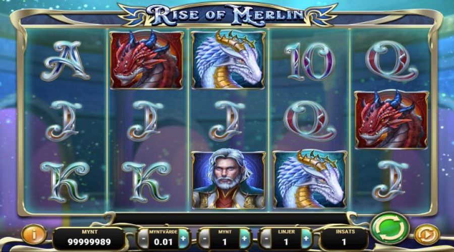 Videoslotspelet Rise of Merlin från spelutvecklaren Play'n GO