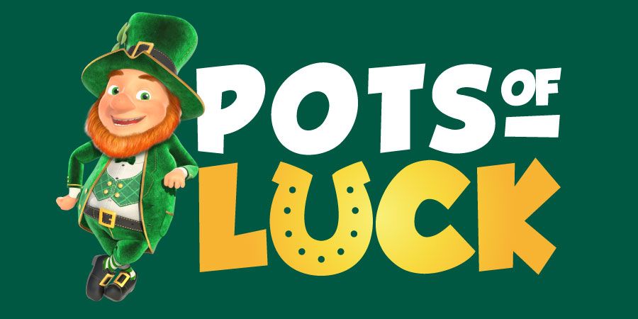 Pots of Luck Casino ger dig 100 free spins och 100% bonus upp till 1000 kr