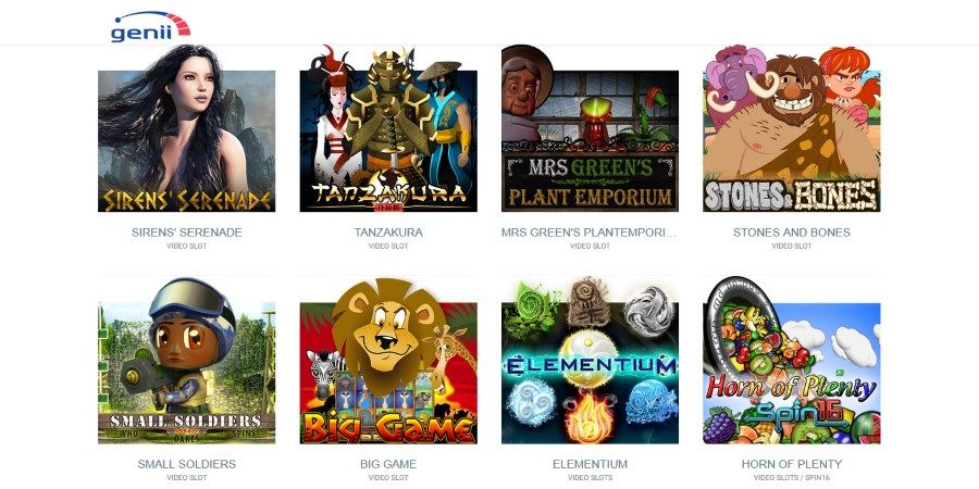 Genii är en spelutvecklare med mer än 130 slots och casinospel i portföljen.