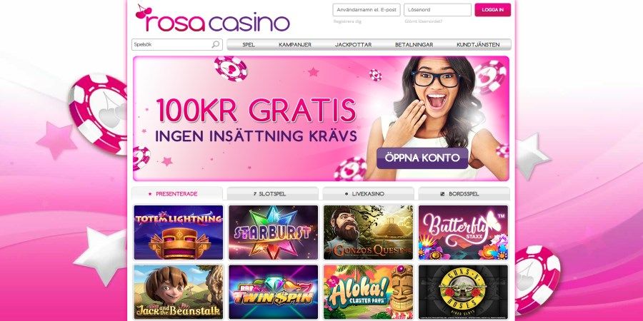 Rosa Casino ett casino för tjejer