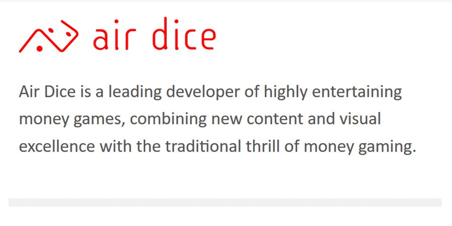 Air Dice producerar nyckelfärdiga lösningar för online casino och bingo webbplatser