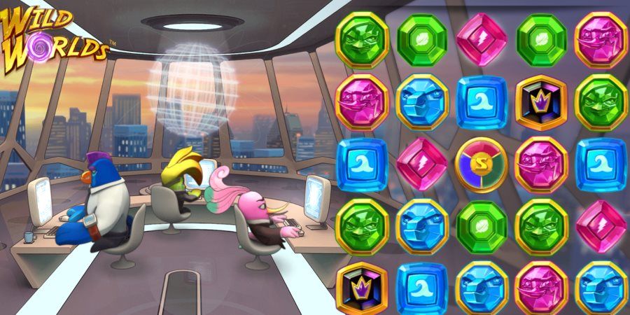 Få free spins på spelautomaten Wild Worlds från NetEnt