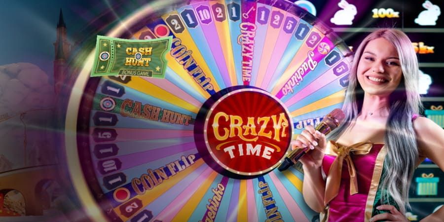 Crazy Time live casino spel från Evolution