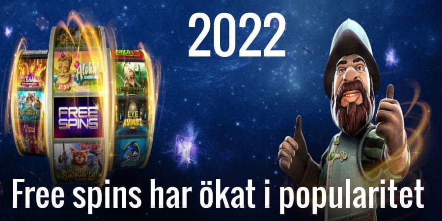 Många free spins 2022