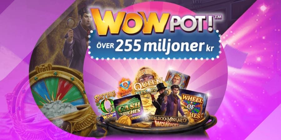 WowPot jackpotten är uppe på 255 miljoner kronor