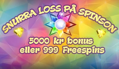 Spinson bonus eller free spins