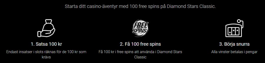 Få 100 omsättningsfria free spins i Pokerstars casino
