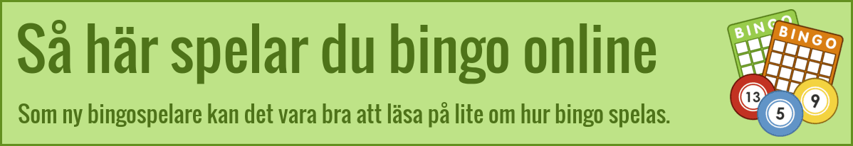 Så här spelar du bingo online