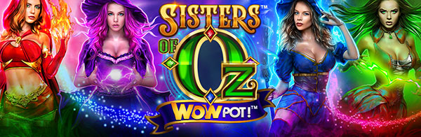 Sisters of Oz Wow pot jackpott