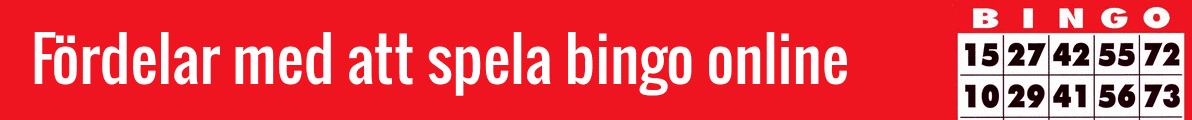 Fördelar med att spela bingo online