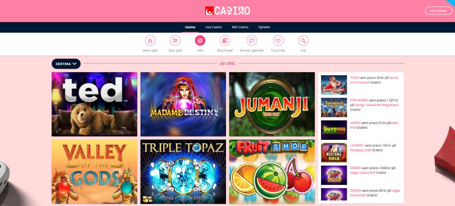 Svenska spel casino