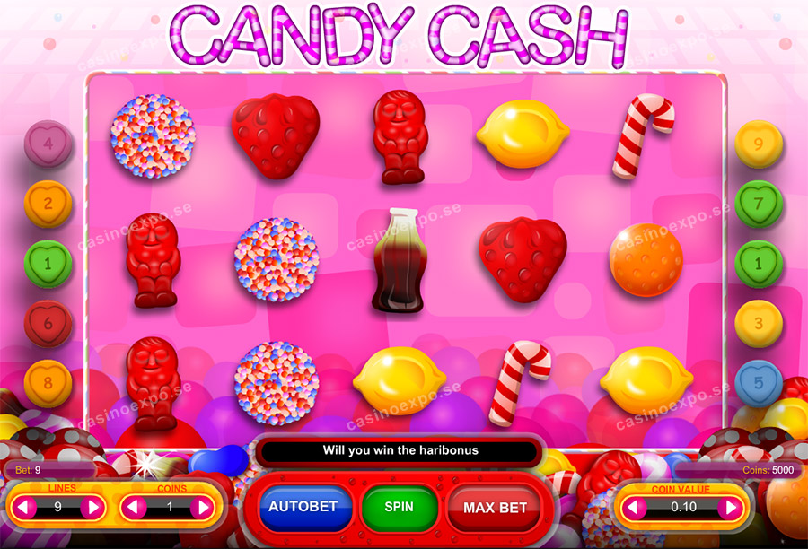 Candy Cash; en värld full av godis
