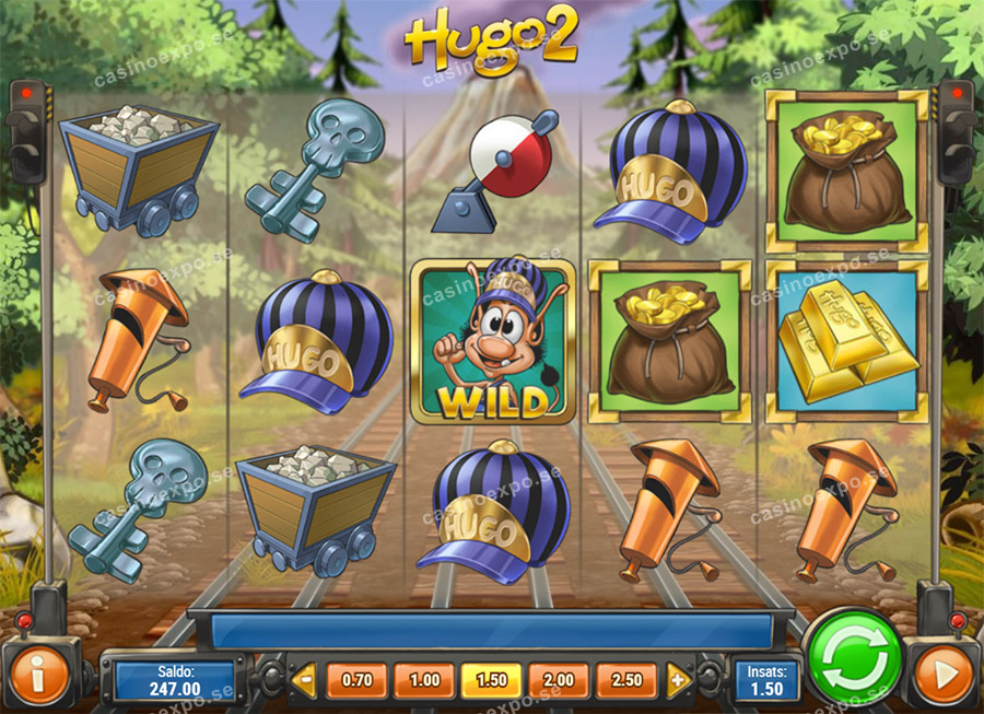 Hugo 2 videoslot från Play'n GO