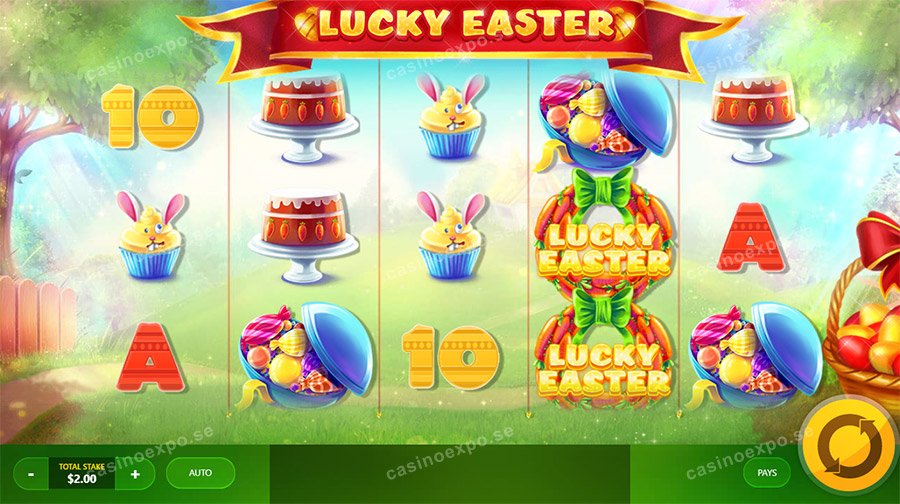 Lucky Easter videoslot från speltillverkaren Red Tiger Gaming.