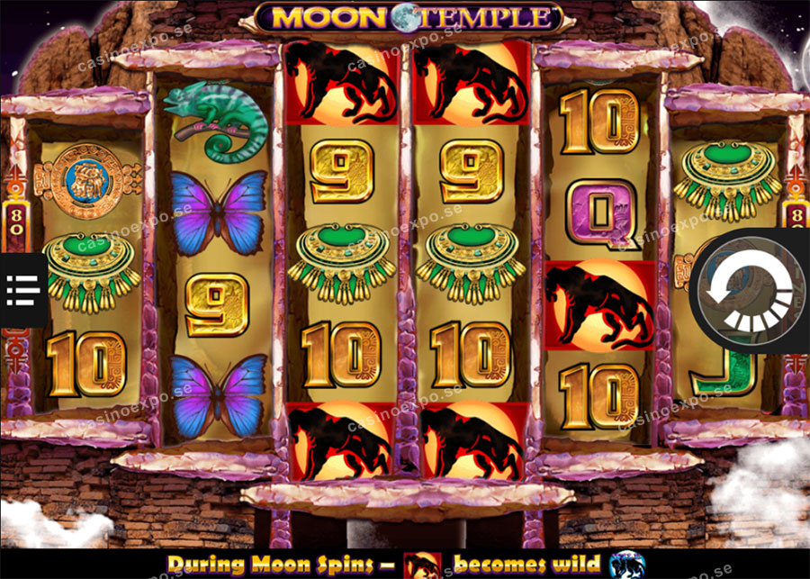 Moon Temple videoslot från speltillverkaren Lightning Box Games.