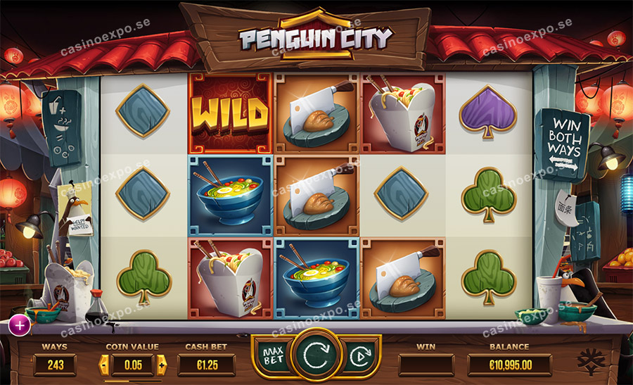 Penguin City slot från Yggdrasil Gaming