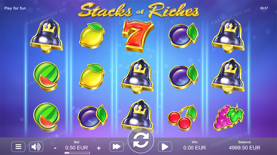 Stacks of Riches videoslot från speltillverkaren Sthlm Gaming.