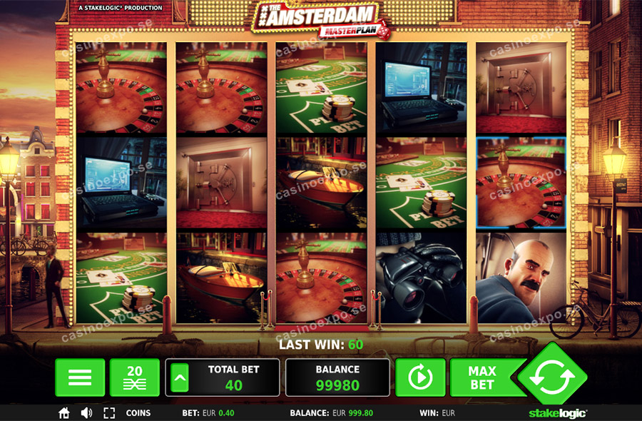 The Amsterdam Masterplan är en videoslot av Sheriff Gaming