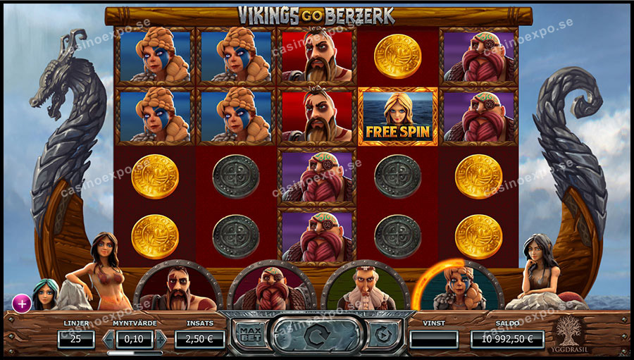 Vikings Go Berzerk - slot från Yggdrasil Gaming som även gjort Vikings Go Wild