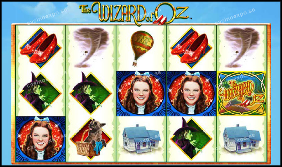 Wizard of Oz är ett spel av WMS med bonusar och wilds